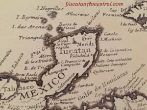 Mapas de Yucatán Siglo XVIII
