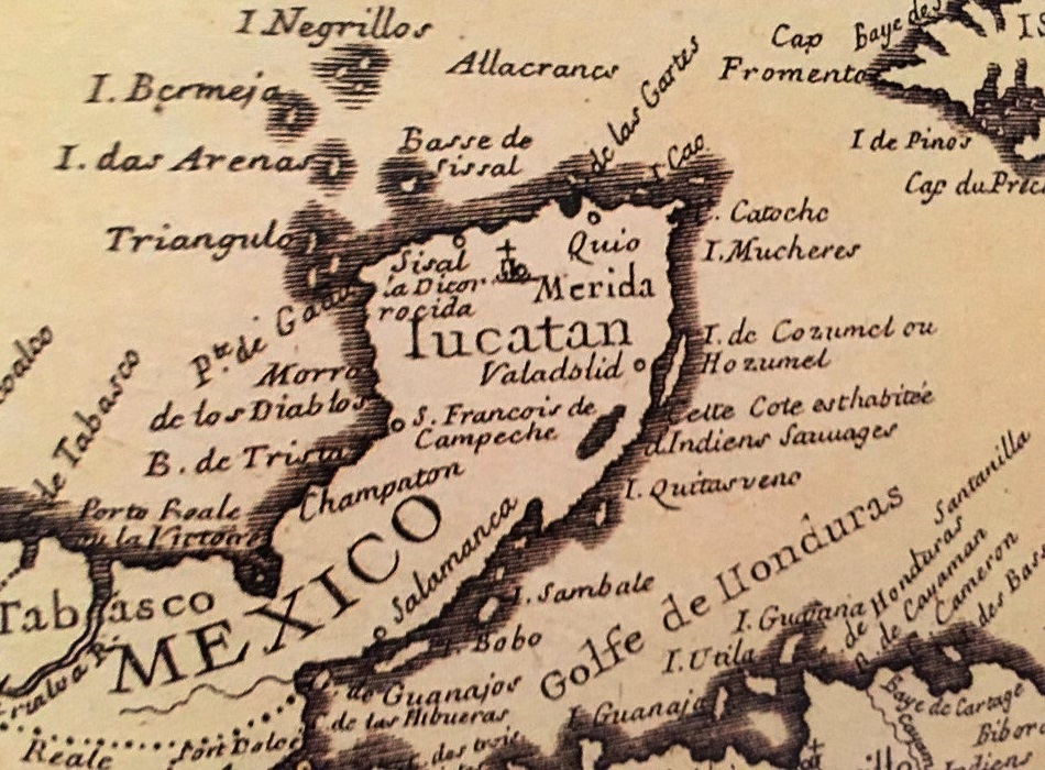 Mapas de Yucatán siglo XVII