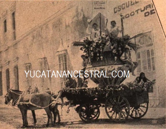 Los paseos del Carnaval de Mérida de 1898