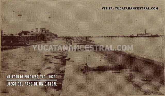 Malecón de Progreso, Yuc. 1929