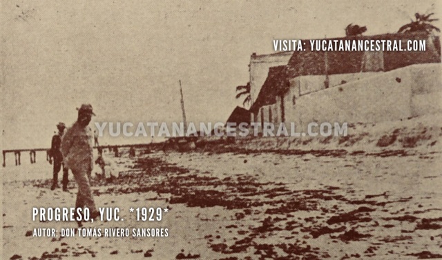 Playa de Progreso Yucatán 1929