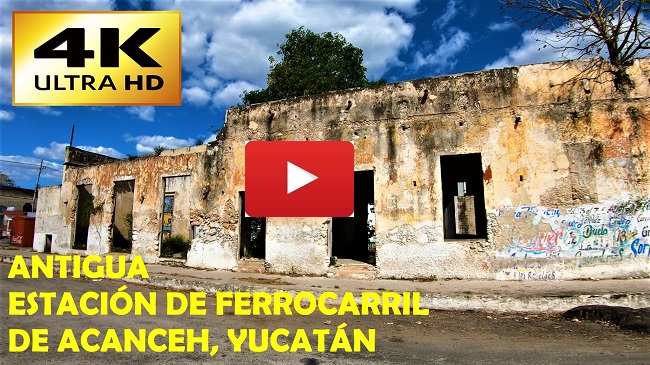 Antiguas Estaciones de Ferrocarril en Yucatán