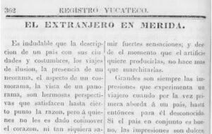 El extranjero en Mérida IX