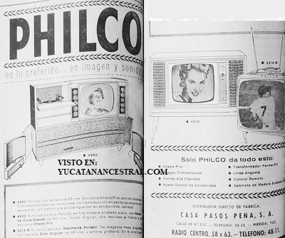 La Televisión en Yucatán 1961