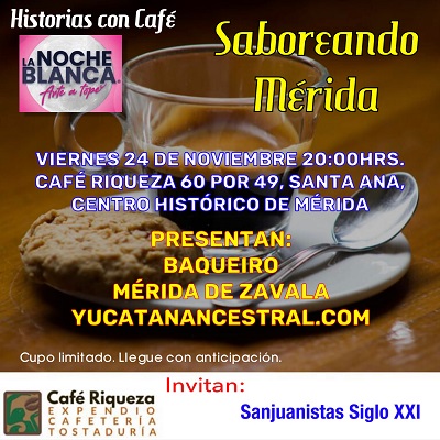 Historias con café saboreando Mérida
