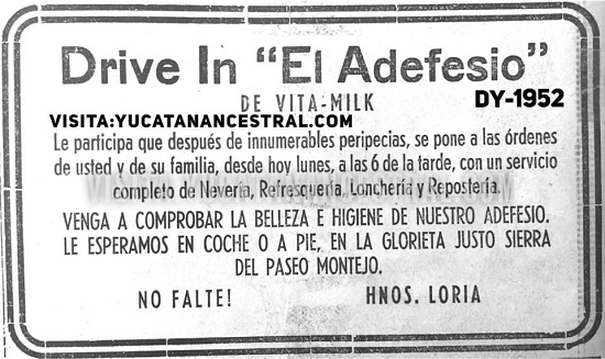 Drive In El Adefesio 1952
