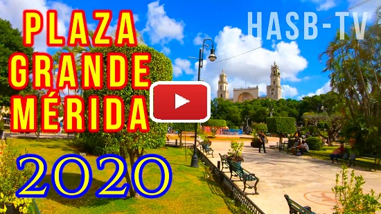 Evolución de la Plaza Grande Mérida