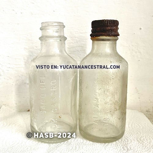 Colección botellas antiguas de medicina
