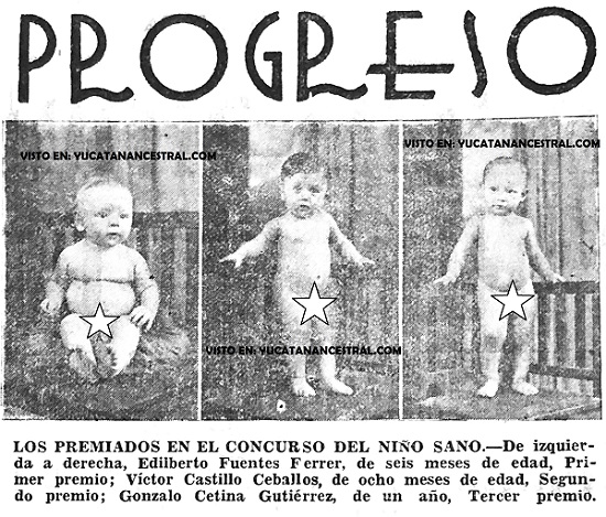 Progreso Concurso niño sano 1937