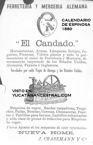 El comercio en Mérida 1900