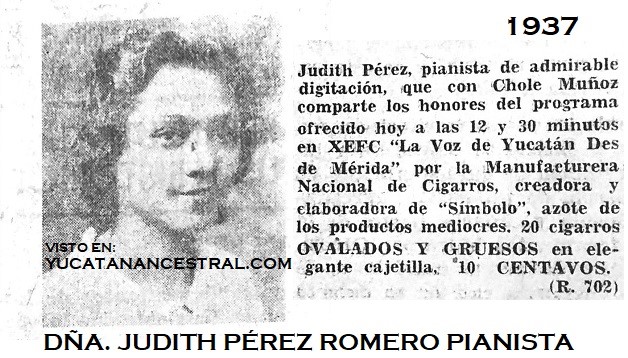 Pianista Judith Pérez Romero