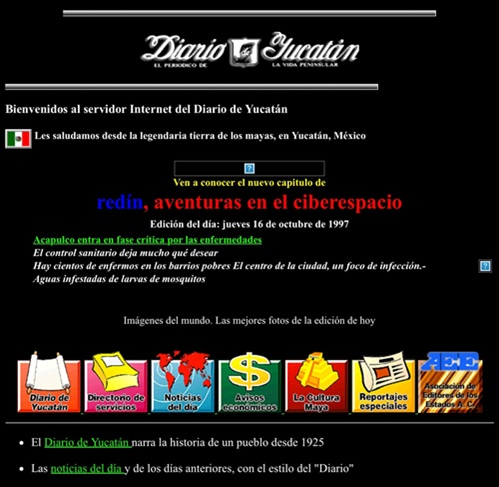 DYRED Internet en Mérida 1995