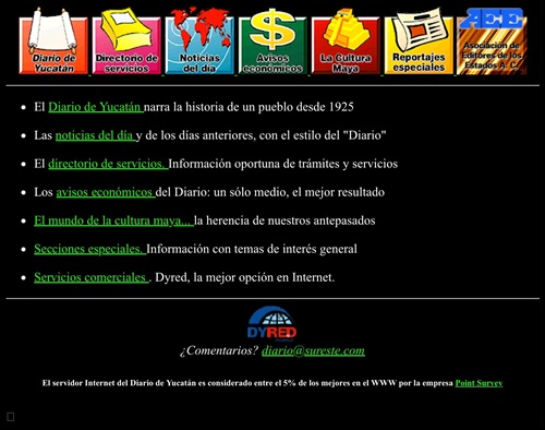 DYRED Internet en Mérida 1995