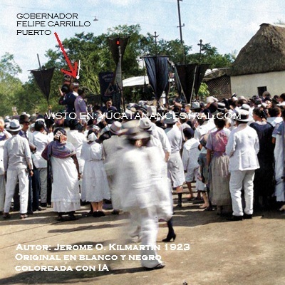 Inauguración de la Avenida Itzáes 1923