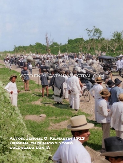 Inauguración de la Avenida Itzáes 1923