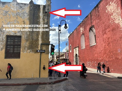 Vestigios antiguo alumbrado público Mérida