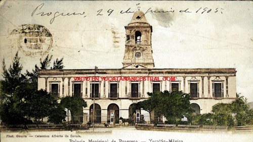 Reloj Palacio Municipal Progreso 1895