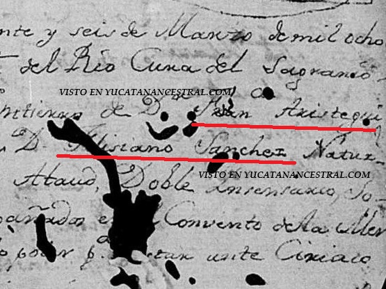 Nuevo hallazgo genealógico Sánchez