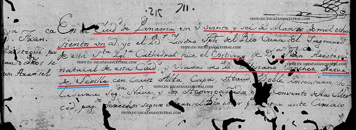 Nuevo hallazgo genealógico Sánchez